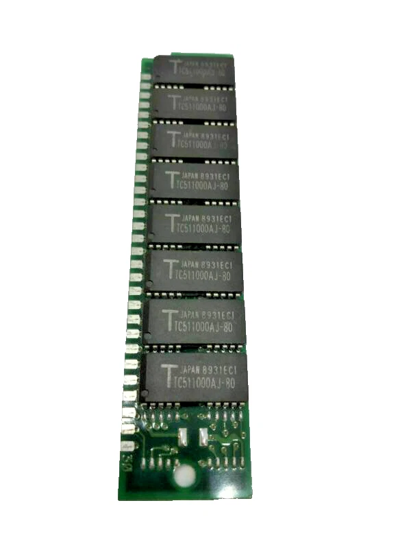 1 MB 30 pines 8 chips sin paridad 80ns FPM SIMM MACINTOSH CLASSIC SE Plus Apple Amiga Foto 1 de 1