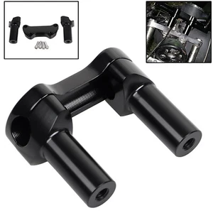 3.5" Straight Handlebar Riser Top Clamp For Harley Softail FXST Dyna Night Train - Picture 1 of 16