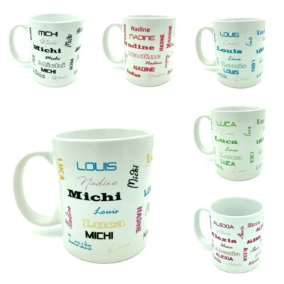 KREATIVSTUDIO87 Tasse Namenstasse Familientasse personalisiert + auch mehrere Namen möglich +
