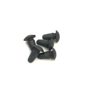 KIT 5 PZ TAPPO TAPPINI NERO FORI SUPPORTO RUOTA SCORTA TUTTE PIAGGIO VESPA - Imagen 1 de 1