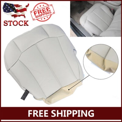 Driver Bottom Seat Cover Fit 1999-2002 Chevy Tahoe Suburban 1500 2500 Vinyl Tan Foto 1 de 4
