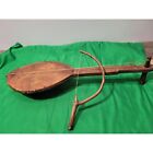 Antique Balkan Musical Instrument Lute Lahute Shquiptare Gusle Wood w/Bow - READ