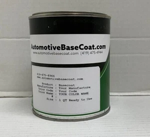 CHEVROLET Basecoat Paint - CHOOSE YOUR COLOR READY TO SPRAY - 1 Quart - Picture 1 of 6