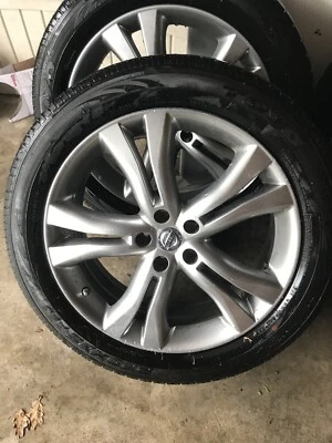 Set 2009 2010 2011 2012 2013 2014 Nissan Murano OEM Factory Wheels Rims And Tire - Image 1 of 4