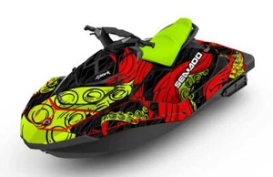 SEADOO SPARK trixx GRAPHIC KIT wraps 2up + 3up Jet Ski SEA DOO Decal tentacles - Picture 1 of 2
