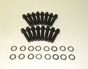 Kit de pernos colector de admisión Chevy BB 454 502 12 piezas óxido negro talla 8 NUEVO - Imagen 1 de 2