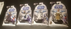 TARGET EXCLUSIVE STAR WARS CLONE WARS ECHO ANAKIN SKYWALKER OBI WAN KENOBI HAWK - Picture 1 of 4