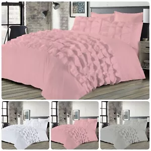 New Luxury Percilla Duvet Cover Bedding Set + Pillow Soft Lightweight Polycotton - Picture 1 of 7
