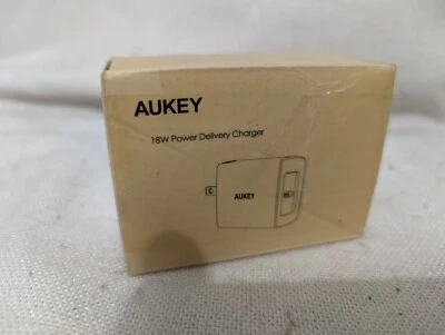 PD Charger AUKEY 18W USB C Charger with Foldable Plug & Power Delivery 3.0... - Image 1 of 3