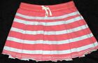 MINI BODEN RED & TURQUOISE STRIPPED SKORT GIRLS SIZE 7-8Y