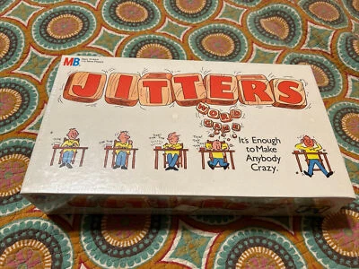 Jitters Milton Bradley Board Game New Factory Sealed Box 1986 Word Game - Image 1 of 4