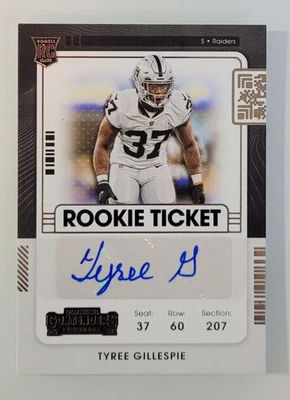 2021 Panini Contenders #212 Tyree Gillespie Rookie Ticket Stub #/37 - Image 1 of 2