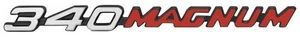 Hood Emblem "340 Magnum" AMD Fits Dodge Charger K-3573632 - Bild 1 von 1