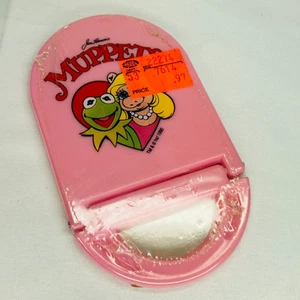 Specchio piccolo a mano SIGILLATO vintage Muppet Kermit Frog Miss Piggy Jim Henson 1990 - Foto 1 di 4