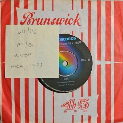 Cher Dark Lady Vinyl Record VG/VG MCA101 1973 Foto 1 de 2