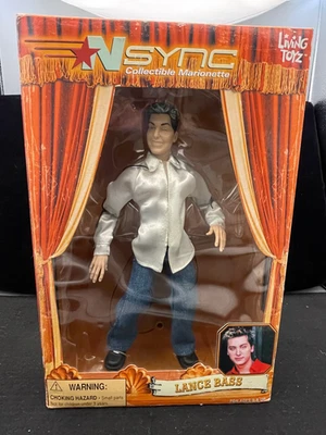 Коллекционная фигурка куклы марионетки 2000 NSYNC Lance Bass новая запечатанная коробка  - Изображение 1 из 4