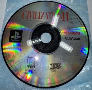 Civilization II Sony PlayStation PS1 Black Label Disc Only Clean 💿 Tested Works - Picture 1 of 2