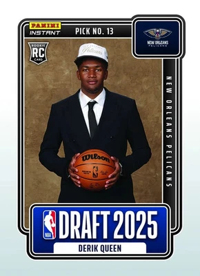 Derik Queen 2025 RC Panini DRAFT NIGHT GRADED GEM-MT 10 ROOKIE #DN-13 Presale - Image 1 of 4