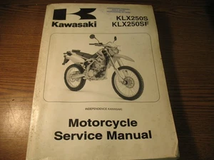 KAWASAKI MOTORCYCLE SERVICE SHOP MANUAL 99924-1393-02 KLX250 2009 (ISC-1109) - Bild 1 von 7