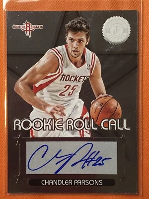 Chandler Parsons #5 2012-13 totalmente certificado novato Roll Call automático Foto 1 de 2
