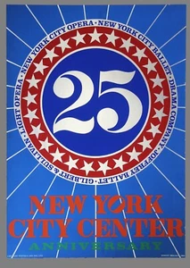 New York City Opera 25 anniversary Poster done by Robert Indiana 1968 - Picture 1 of 3
