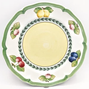 Plato de pan de postre para ensalada de flores de jardín francés Villeroy & Boch de 8" • Como nuevo - Imagen 1 de 3