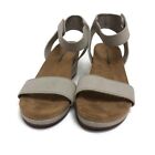 Lucky Brand Tan Faux Suede Lp Kanoa Sandals Womens Size 85 Wedge Heels