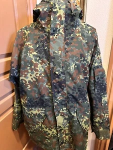 Mil-Tec German army Parka w liner camo Flecktarn Waterproof Men Jacket L - Picture 1 of 8