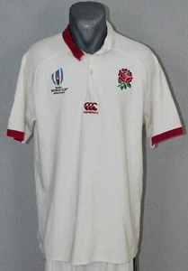 Maglia Rugby Inghilterra Canterbury World Cup 2019 Uomo Rugby Shirt Taglia Adulto L - Foto 1 di 8