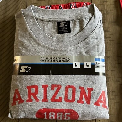 NUEVO CON ETIQUETAS ARIZONA WILDCATS CAMISETA MANGA LARGA Y PANTALÓN SALÓN TALLA L Foto 1 de 2