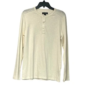 Maglione/top uomo Henley Treasure & Bond, crema, taglia S - Foto 1 di 12