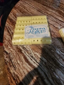 Vintage Burmax Yellow Rollers - Picture 1 of 2