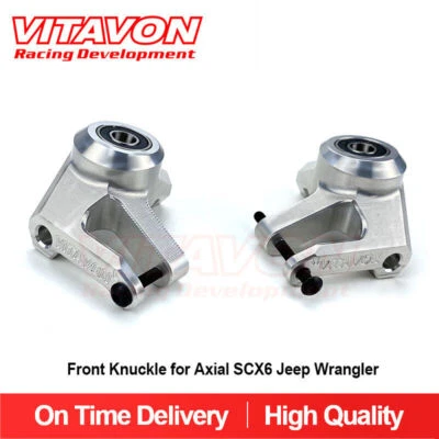 Vitavon CNC Alu #7075 Front Knuckle for Axial SCX6 Jeep Wrangler Trail Honcho - Image 1 of 4