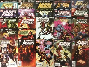 The Mighty Avangers 22 Comic lot Spans #1 to 31 (issue #1 Signed by Cho) VF/NM - Picture 1 of 7