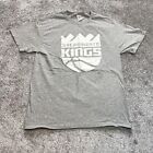 Chemise en coton HD adulte gris moyen logo Sacramento Kings neuf avec étiquette