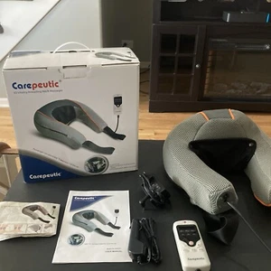 CAREPEUTIC Swedish Kneading Deep Tissue Neck Massager & Car & AC Adaptors KH251 - Picture 1 of 17