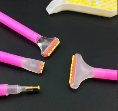 DIY Rhinestones Gems Diamond Art Painting Pen 1/3/6/9 Drill Nib Pick Up Pen/ wax - image 1 of 4