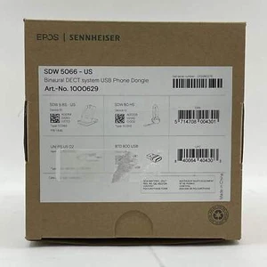 Nowy bezprzewodowy zestaw słuchawkowy EPOS Sennheiser Impact Binaural DECT SDW 5066-US - Zdjęcie 1 z 4