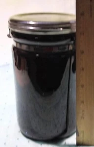 Anchor Hocking Schwarz Keramik 7 Zoll Kanister mit Riegel  - Bild 1 von 2