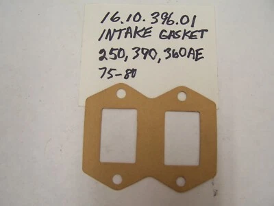70s HUSQVARNA INTAKE GASKET #16.10.396-01 250 390 CR WR 360 AEVINTAGE ENDURO MX - Image 1 of 3