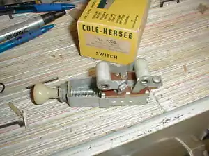 NUEVO DE LOTE ANTIGUO MOPAR 1940-8 INTERRUPTOR DE SOPLADOR DE CALEFACCIÓN MODELOS MAESTRO CONFORT - Imagen 1 de 1