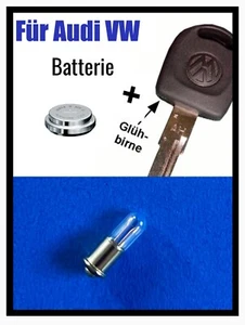 Varta V625U batteria + lampadina chiave accensione lampadina Audi VW chiave auto - Foto 1 di 1