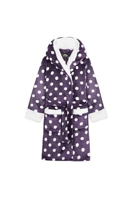 CityComfort Girls Dressing Gown, Hooded Fluffy Dressing Gown for Kids