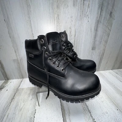 Botas de Trabajo Dexter, Para Hombre Talla 7 W Negras, Impermeables, ¡Nuevos Cordones Incluidos! Foto 1 de 4