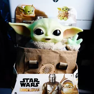 Grogu, Baby Yoda, Star Wars Child Plush Squeeze Hand to Talk - Picture 1 of 2