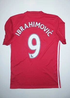 Camiseta deportiva 2016 2017 Adidas Manchester United Zlatan Ibrahimovic Home Kit  Foto 1 de 3