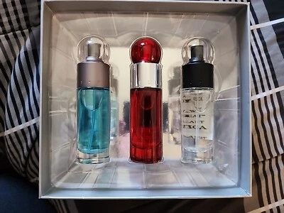Perry Ellis 360 Eau De Toilette Masculino 3 Peças Conjunto Trio 1 oz 30 ml Cada Vermelho, Reserva - Imagem 1 de 2