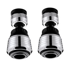 2x faucet attachment shower head swivel shower mixing nozzle water saver filter - Picture 1 of 8
