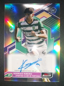 TOPPS UCC FINEST 2022/23 AUTO SPORTING RODRIGO RIBEIRO