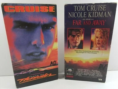 VHS 2 Tapes Days of Thunder 1990 & Far and Away 1992 in original slip cases - Image 1 of 4